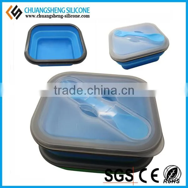 High quanlity silicone food box, fruit case, keep fresh container
