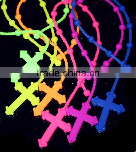 silicone necklace silicone cross necklace