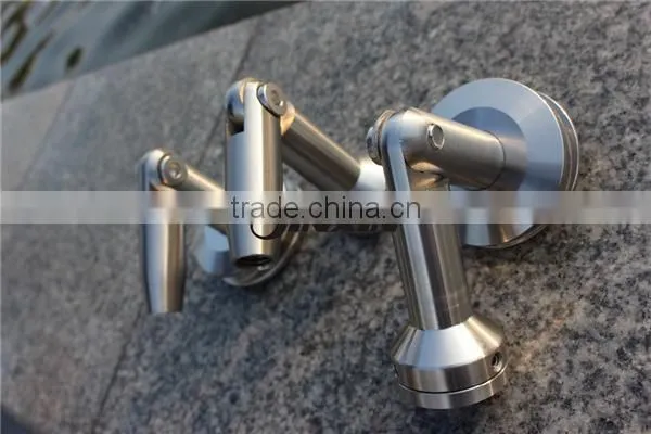 Glass and Stainless Steel Porch Door Canopy Awning / Balcony Shelter