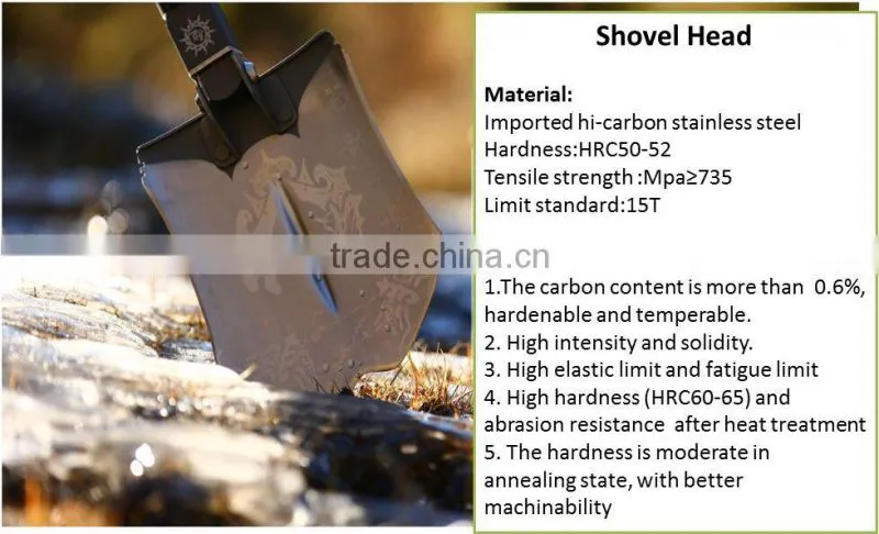 Best First Aid Kit For Car Snow Aluminum Multifunction Shovel With Cloth Bag