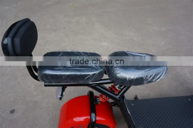 2 seat electric scooter with big wheels citycoco