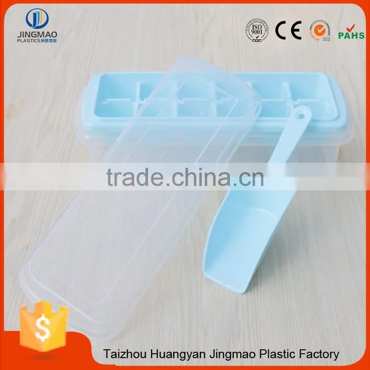 OEM Logo 12 Plastic Ice Cube Tray With Scoop