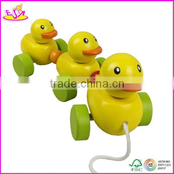 2016 new design push back car toy,cute and lovely wooden animal toy,most fashion pull and push toy W05B068