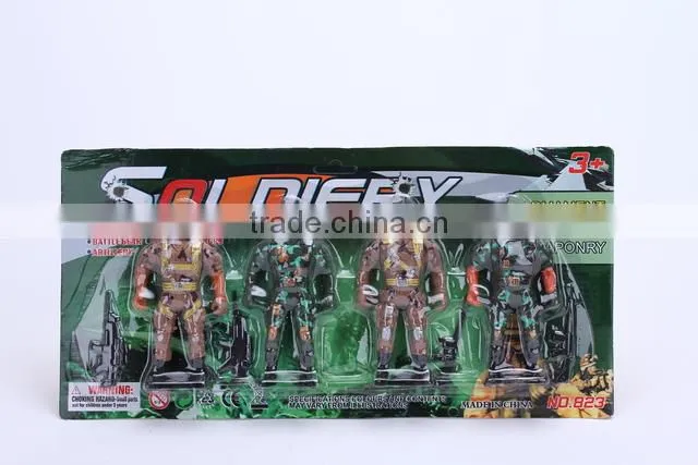 promotional funny ABS quality soldier military toys with EN71
