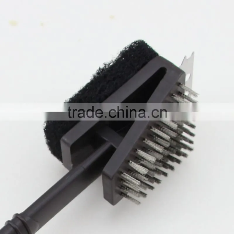 Plastic Handle Two Functions Brush for Barbecue