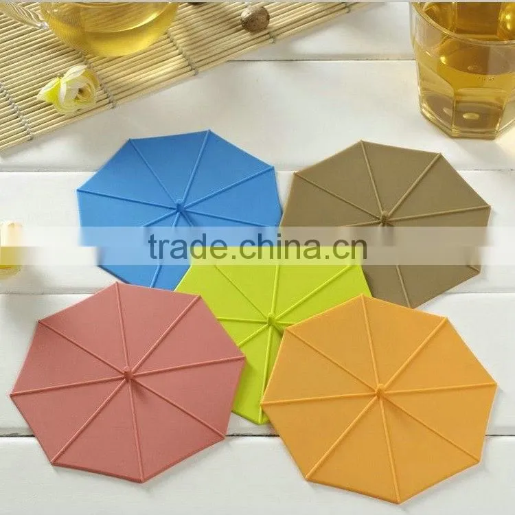 Eco-friendly Food Grade Silicone Cup Cover Silicone Coffee Mug Cup Lids
