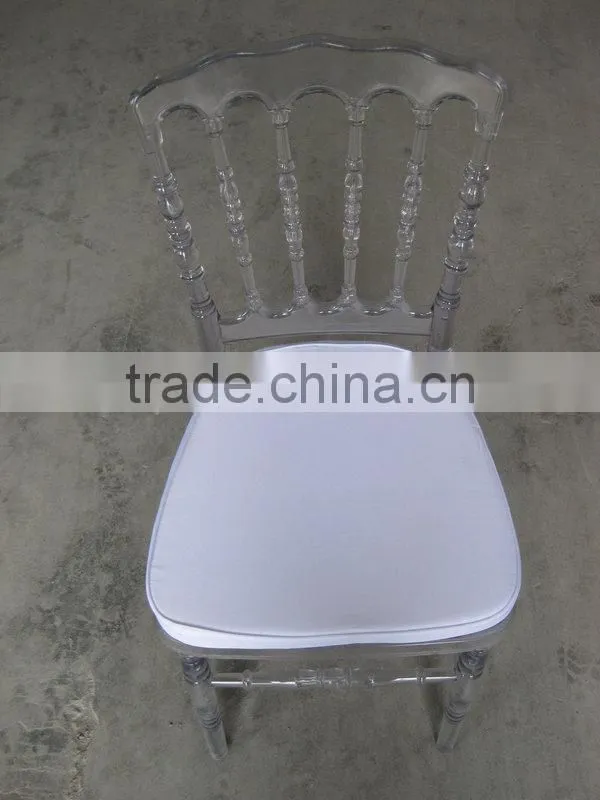 colorful banquet resin napoleon chair PP chair