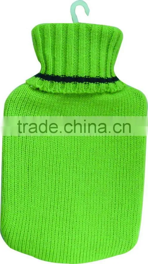 Snow chirstmas Knitted Hot water bottle cover factory