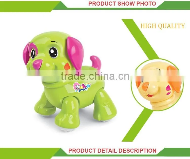 Interesting cartoon musical electric battery operated dog toy