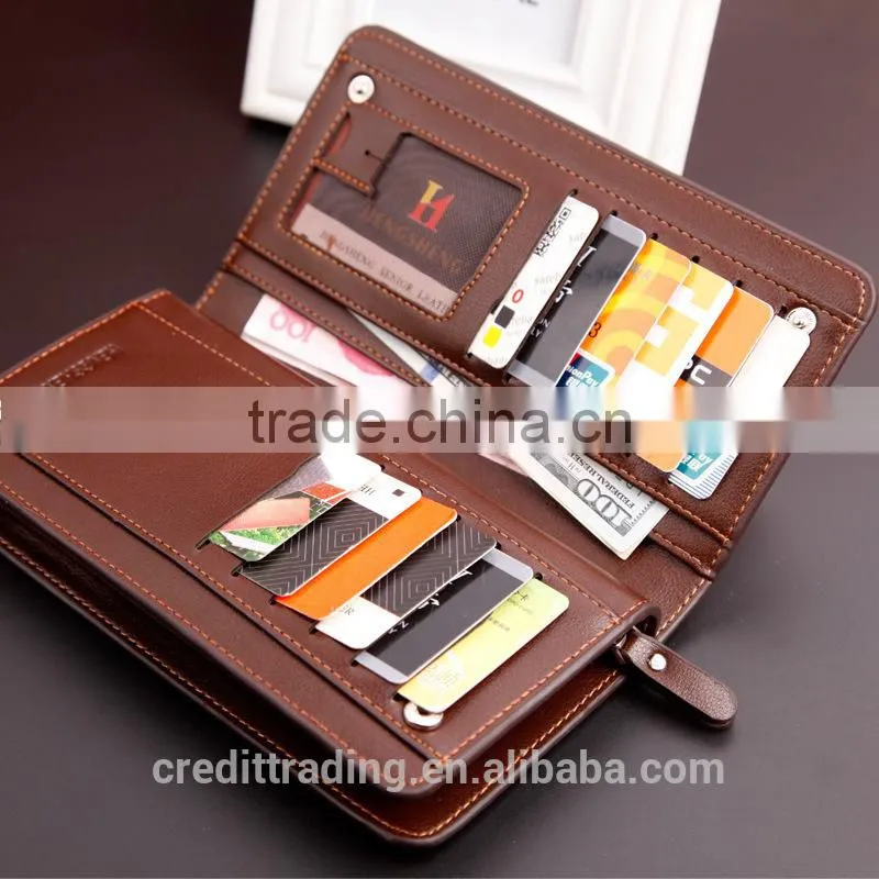 hot selling long leather wallet