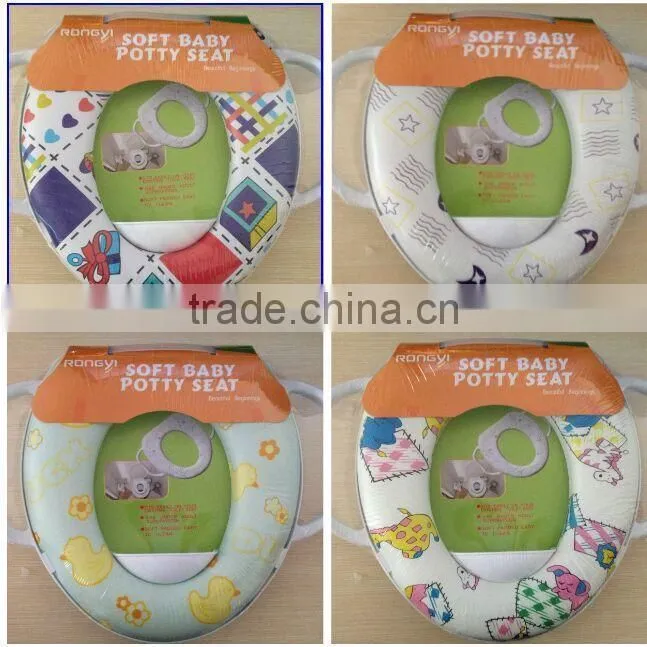 Baby Soft Toilet Seat no handle /sponge toilet seat
