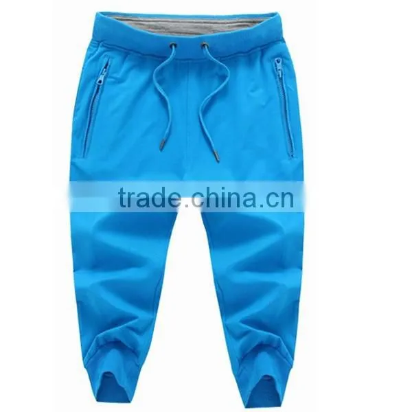 OEM high quality mens fashion jogger capri pants stylish track pants