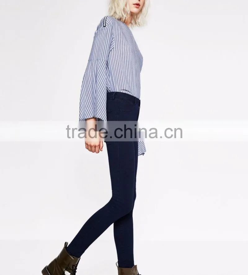 2016 custom fashion apparel young girl plain dark blue summer sexy women jeans shorts short pants half pants cotton girls