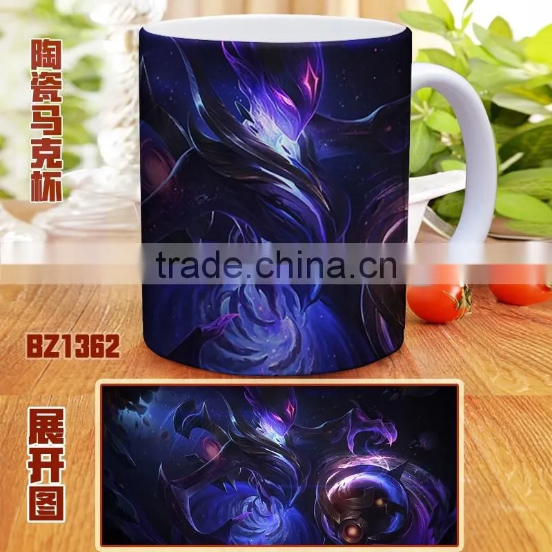 Anime League of Legends Color Printed Cartoon Ceramic Mug Cup
