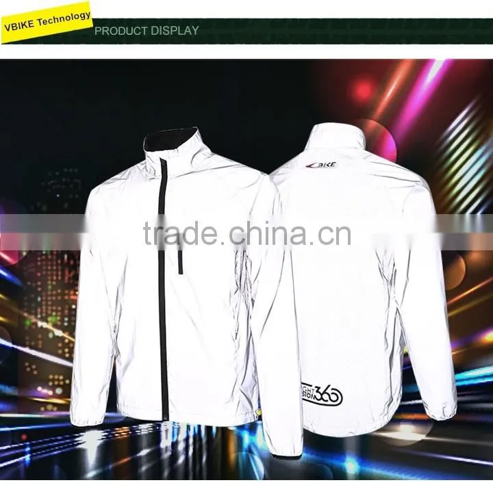 Reflective windproof NIGHT VISION 360 Cycling Jacket