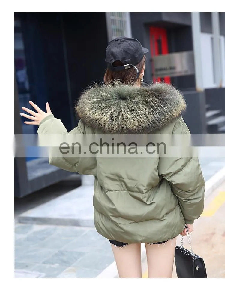 2016 Hot Style Made in China Women Short Down Parka Winter Wear Women Down Coat
