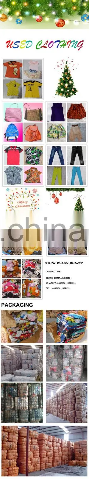 wholesale used clothing from China used clothing bales used clothing wholesale