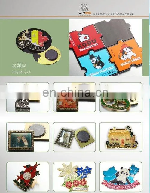 promotion metal enamel epoxy fridge magnet sticker