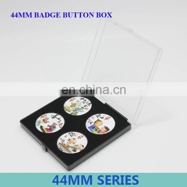 44mmSeries plastic empty gift packing boxes Badge gift box