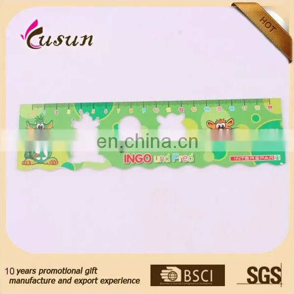 Factory direct sales Quality custom 15cm plastic scale ruler for promotion