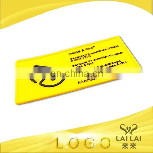 3D garment logo design and PVC label printer for bag