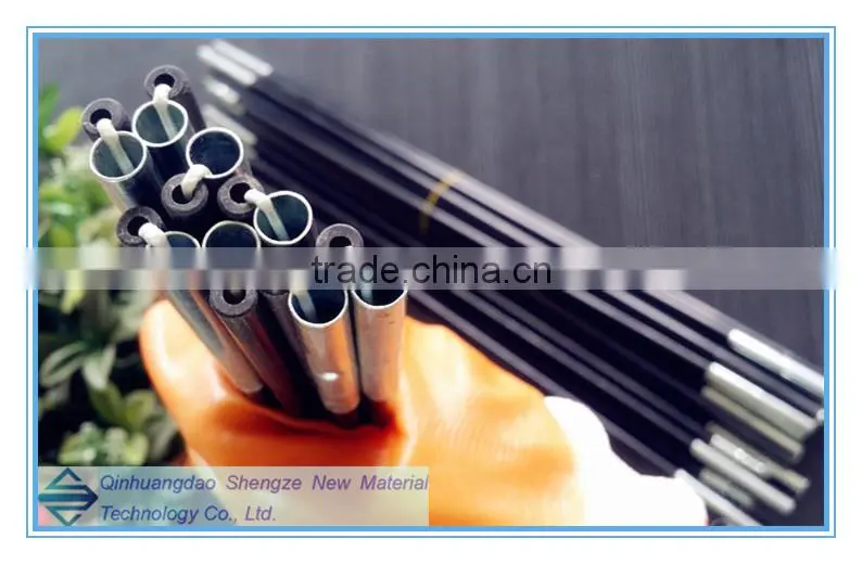 fiberglass tent pole/ FRP good quality tent poles/ Circle pressure test tent rod