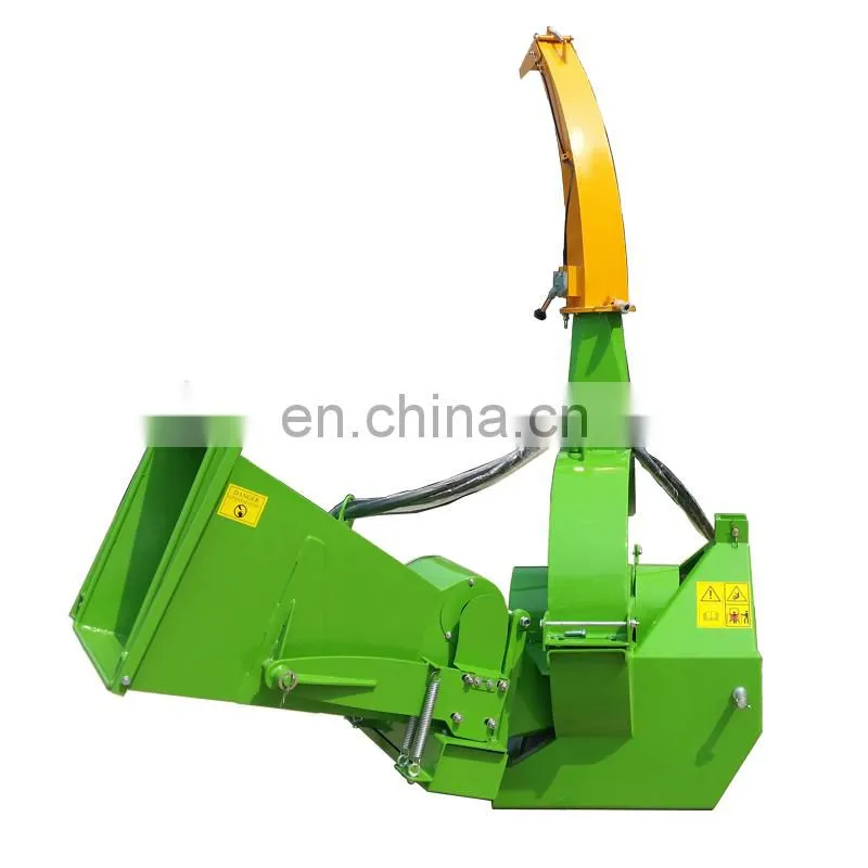 Hydraulic feed PTO wood chipper shredder BX92R for 80HP tractor