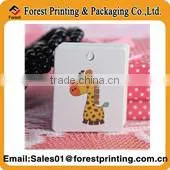 2014 fashion clothing brand paper labels and garment hang tags printing