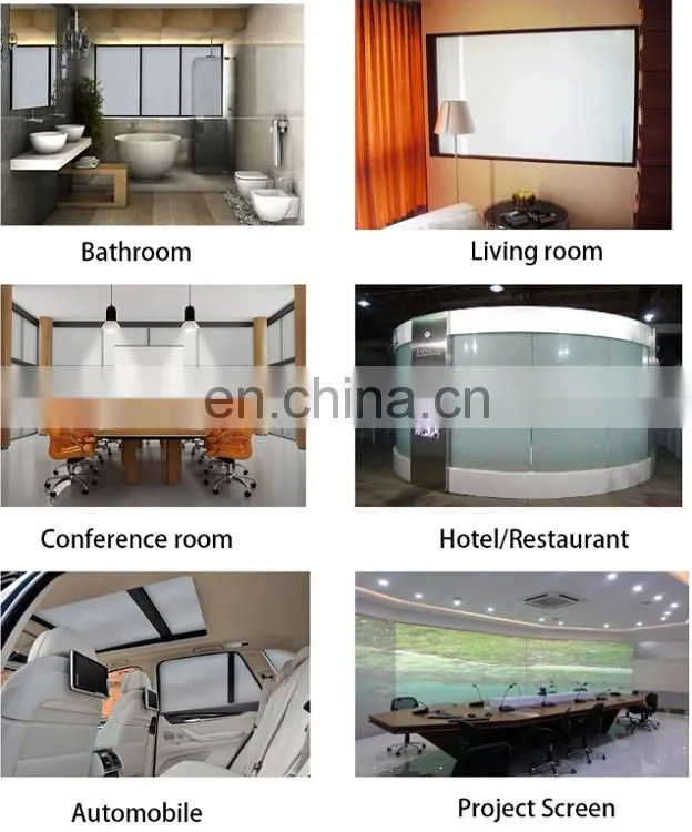 Window Glass Pdlc Touch Screen Electrochromic Decorative Switchable Smart Film