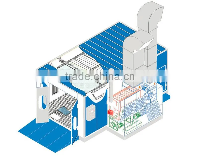 PE-69-39-D Car Painting Oven, Spray Painting Booth, Car Body Auto Painting Oven