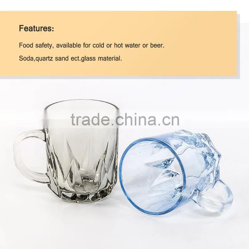 2016 new design High End juice machines Crystal wine glass tea cups