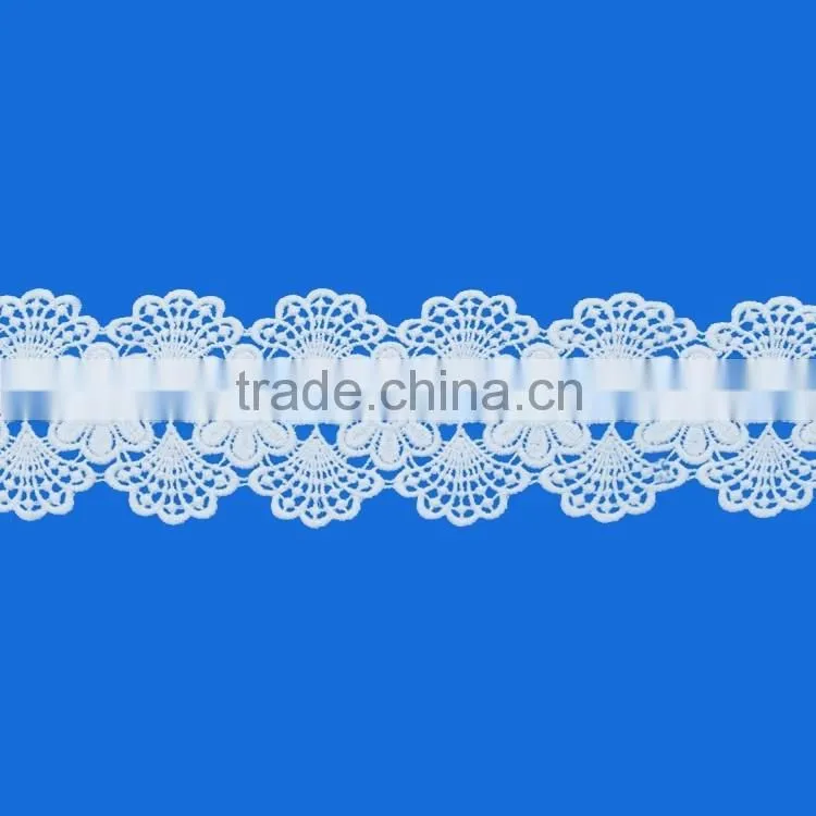 New design custom made small circles floral cotton crochet neck trimming collar for women garment accessories