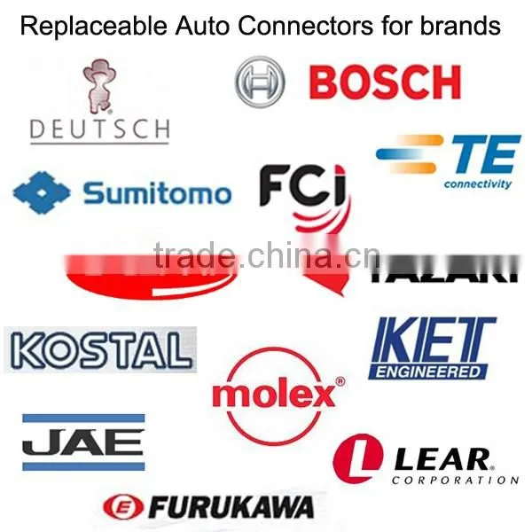 PBT automobile 3 pin female connector