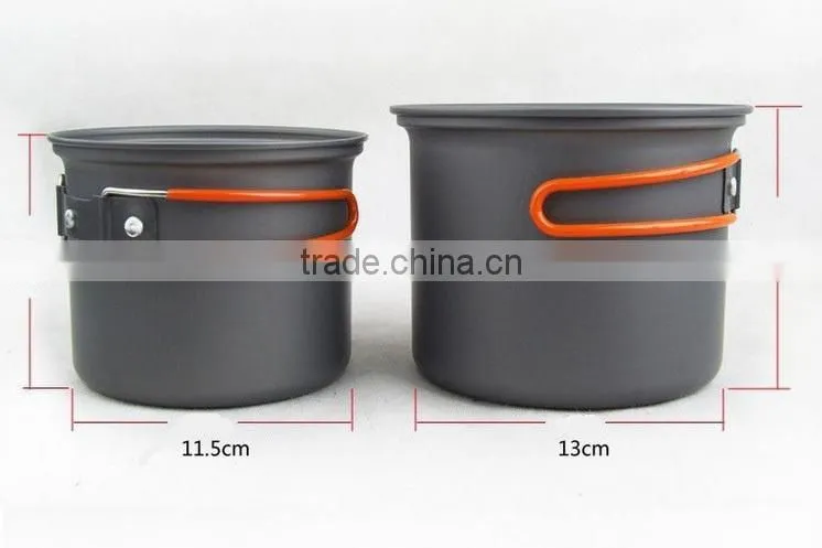 3~4persons Outdoor portable cookware camping Aluminum alloy PY71002