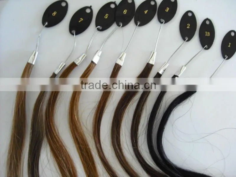 High quality purple hair weft made by hand in china