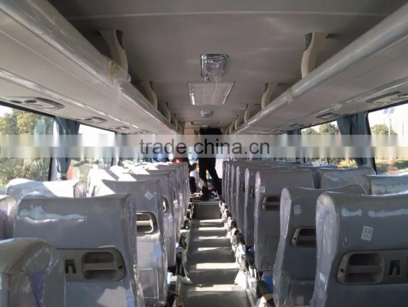 9.8m 48 seats bus front Cum mins engine ZF gearbox