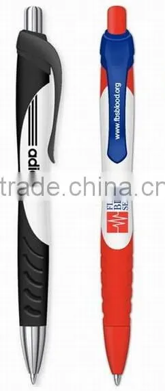 New design promotional plastic push top advertising ball pen