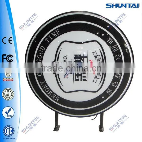 double side beer sign acrylic light box display