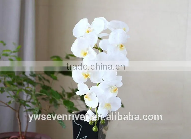 High simulation butterfly orchid a plastic handle Great branches 11 head simulation flowers/wedding decoration