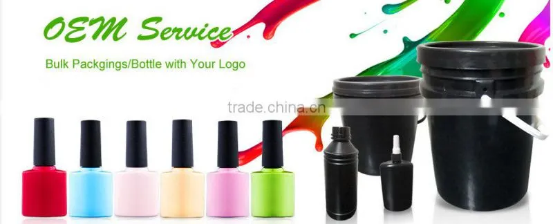 China glaze 3 in 1 one step fashion nail uv gel/gel polish with cheap price
