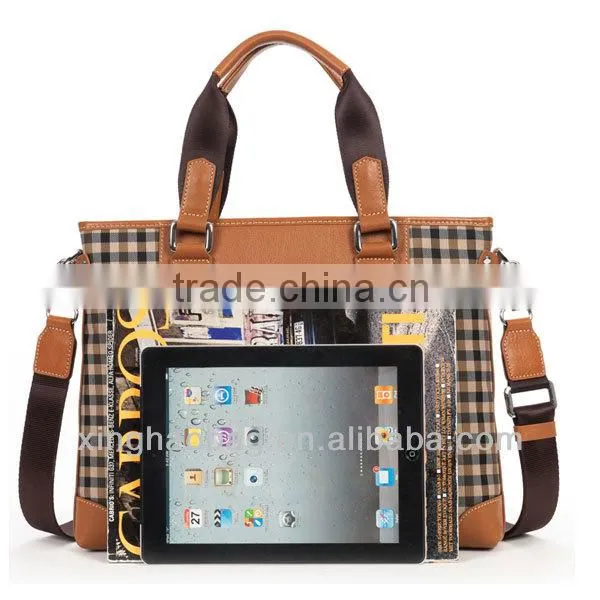 leather tote bag laptop bag for elegance lady