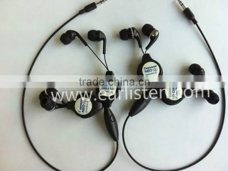 fashion couple earphone retractable