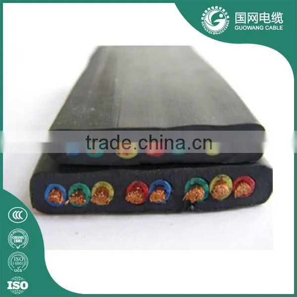 450/750v rubber insulated flat cable/flexible flat cable/flat electrical cable