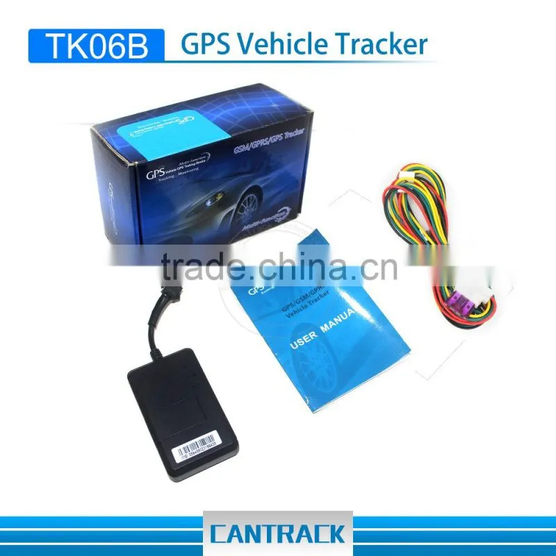 GPS/GSM /GPRS Quad Brand car tracker TK06B with vibration Alarm&TF Storage gps tracker