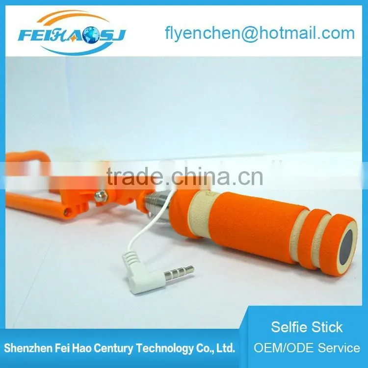 Factory direct sales best selling new 2016 mini selfie stick extendable baton