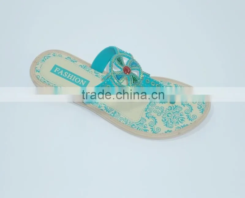 New Design Beautiful girls Candy Color PCU Slippers