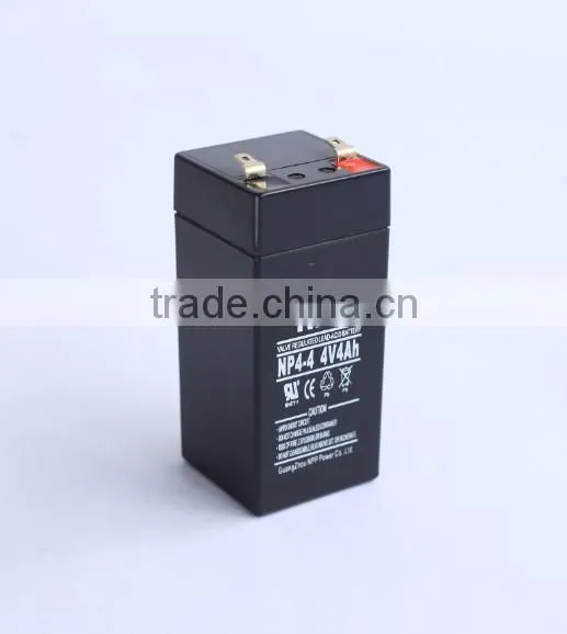4v4ah smf rechargeable 4 volt storage battery