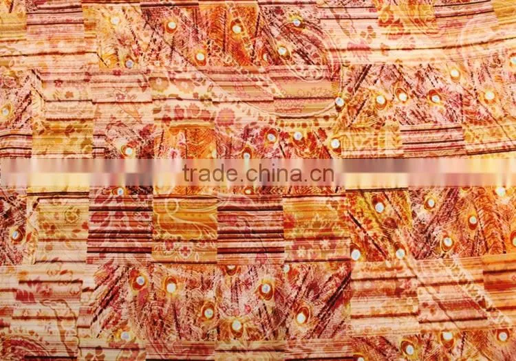 women dress digital printed textile woven viscose voile fabric