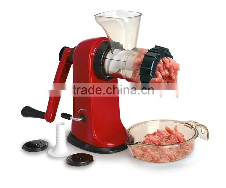 ABS+S/S 35*12.2*9.5 Hot sale kitchen tools meat grinder/manual noodle maker/sausage making machine/meat mincer