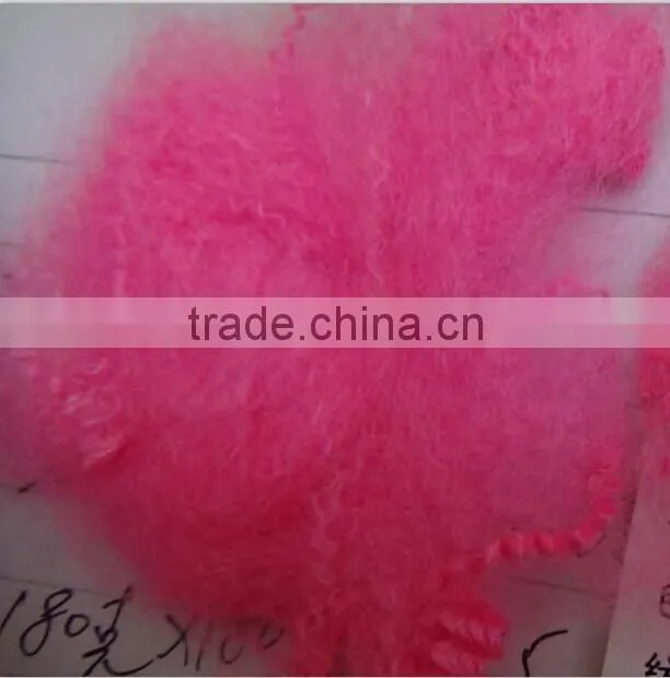 Polyester fiber10D*64MM Azo freePolyester fiber Manufacturers selling carpet material
